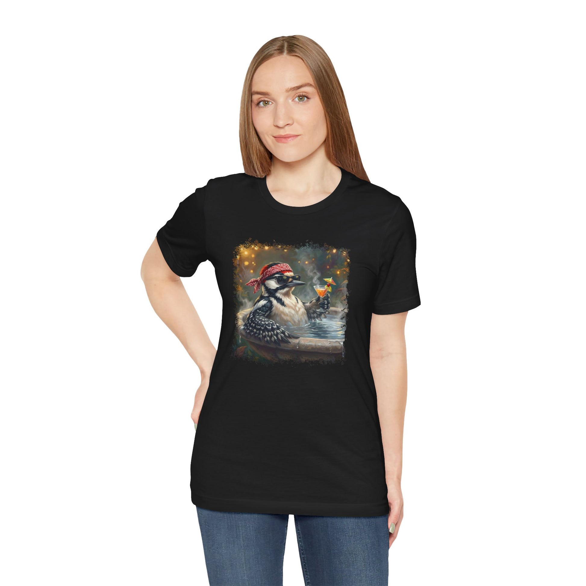 Specht Vogel T-Shirt – band tshirt und bird graphic tee Stil
