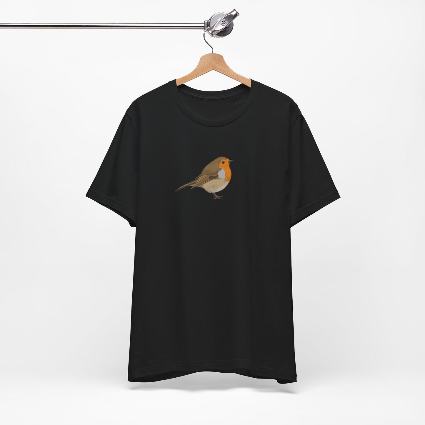 Rotkehlchen Vogel T-Shirt für Vogelfreunde und Vogelbeobachter