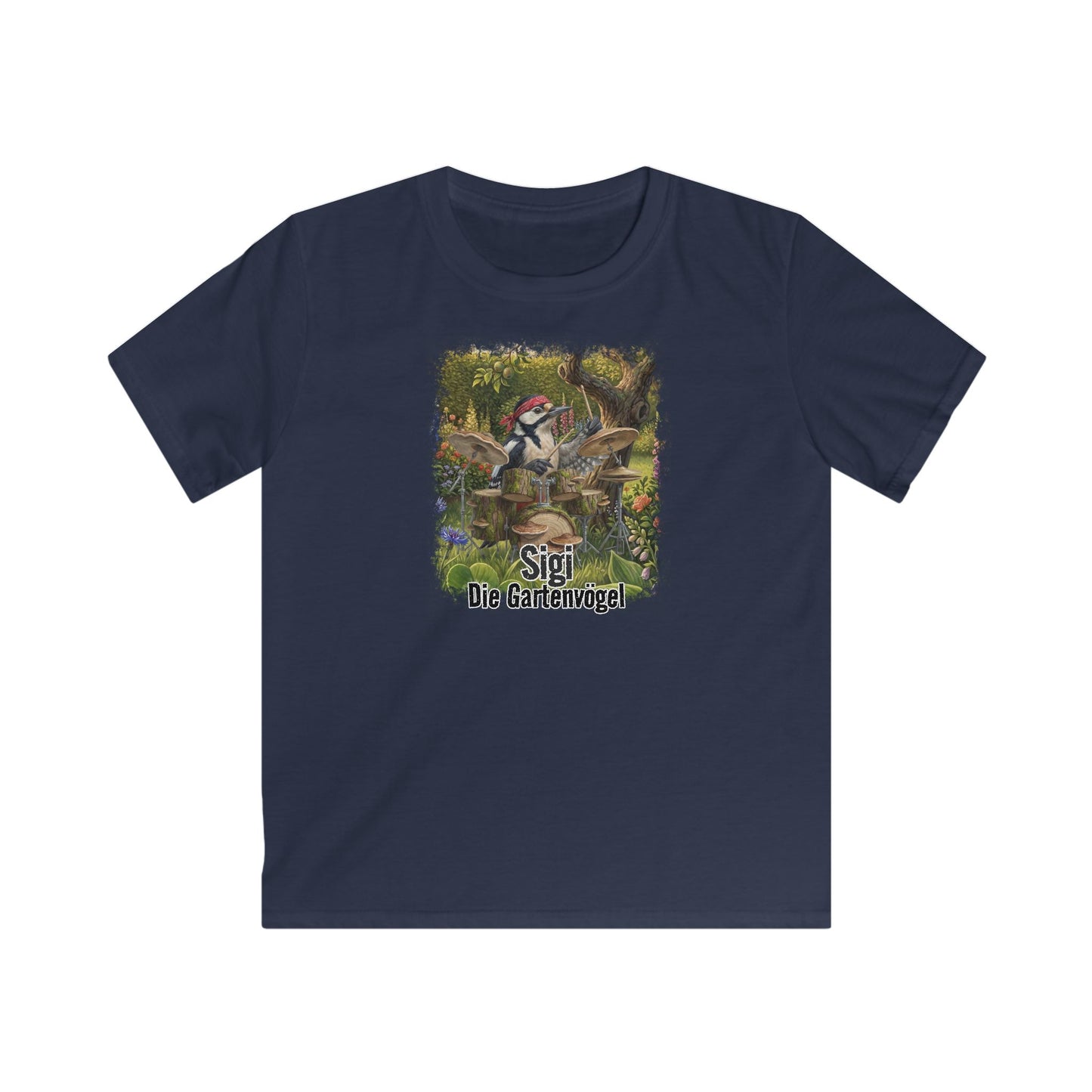 Specht Kinder T-Shirt in Black