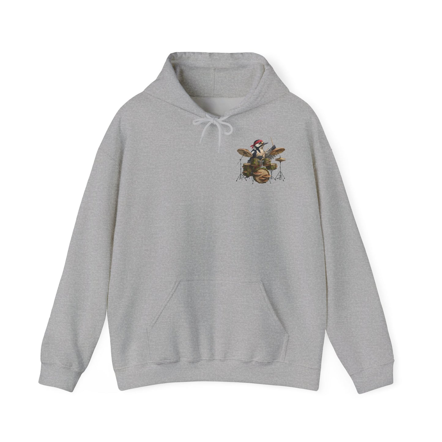 Specht Kapuzenpullover mit artistic apparel Hintergrund
