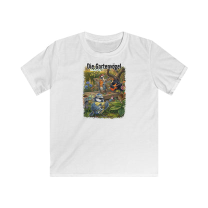 Blaumeise Kinder T-Shirt – bird guitar und birthday shirt Stil