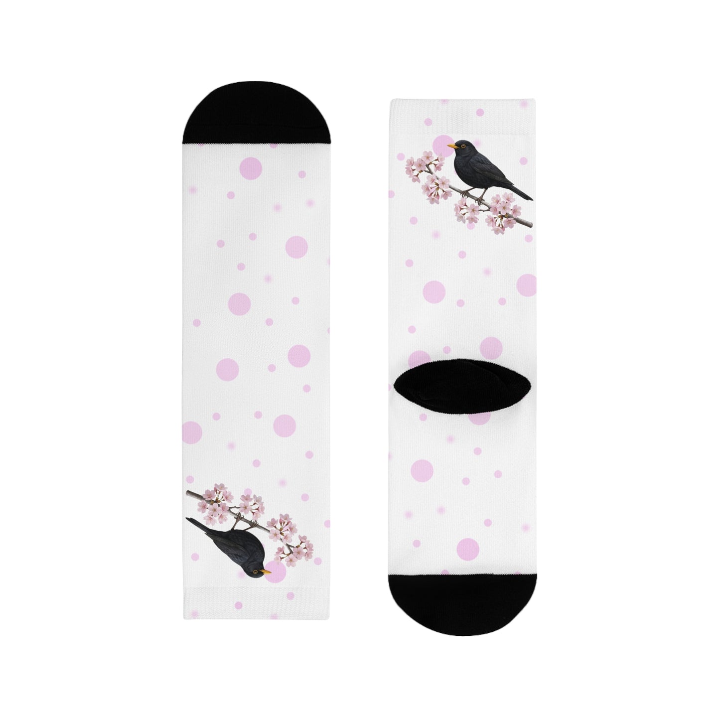 Amsel Socken mit Accessories Hintergrund