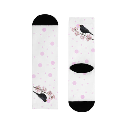 Amsel Socken mit Accessories Hintergrund