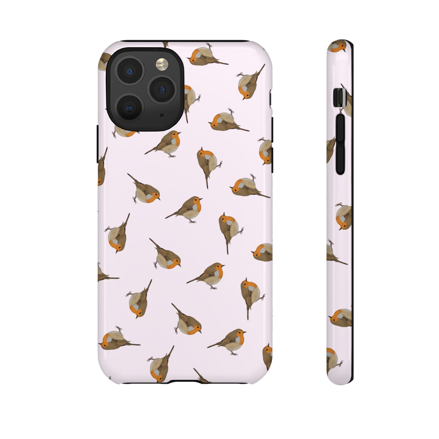 Rotkehlchen Handyhülle – animal lover und bird phone Stil