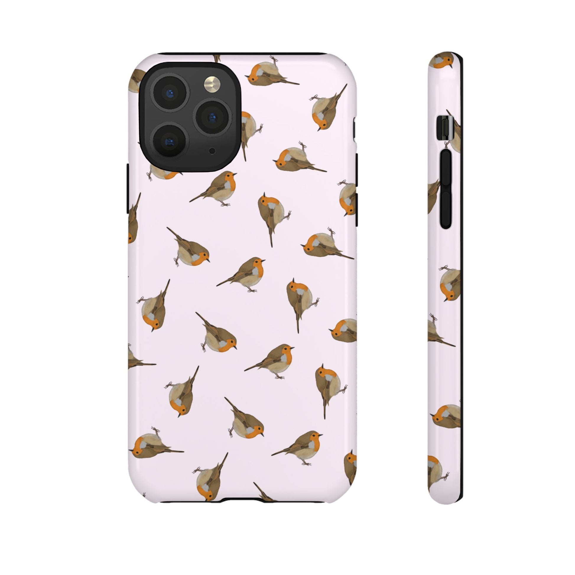 Rotkehlchen Handyhülle – animal lover und bird phone Stil