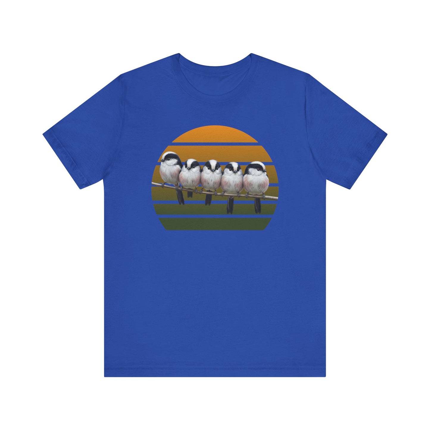 Schwanzmeisen Premuim T-Shirt | Geschenk für Vogelbeobachter | jz.birds
