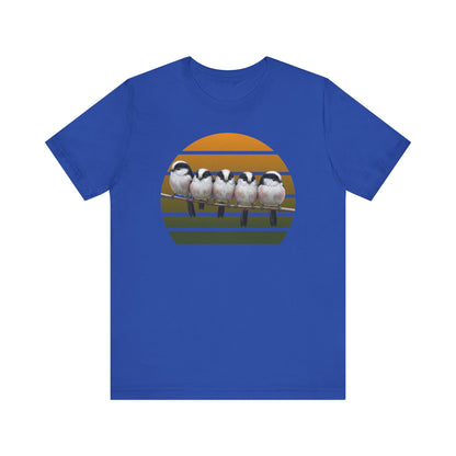 Schwanzmeisen Premuim T-Shirt | Geschenk für Vogelbeobachter | jz.birds