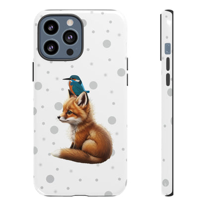 Eisvogel mit Fuchs iPhone & Google Pixel Tiermotiv Handyhülle - Tierisch guter Schutz