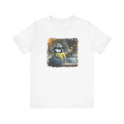 Blaumeise Vogel T-Shirt mit band tshirt Hintergrund
