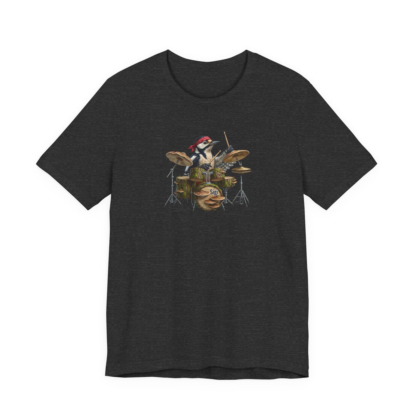 Specht T-Shirt – band tshirt und bird graphic tee Stil