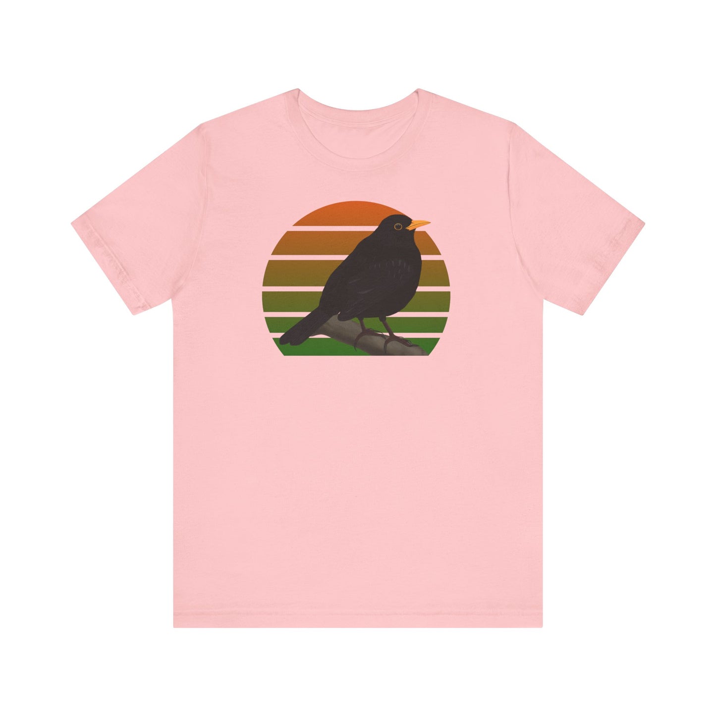 Amsel Vogel T-Shirt für Vogelfreunde und Vogelbeobachter