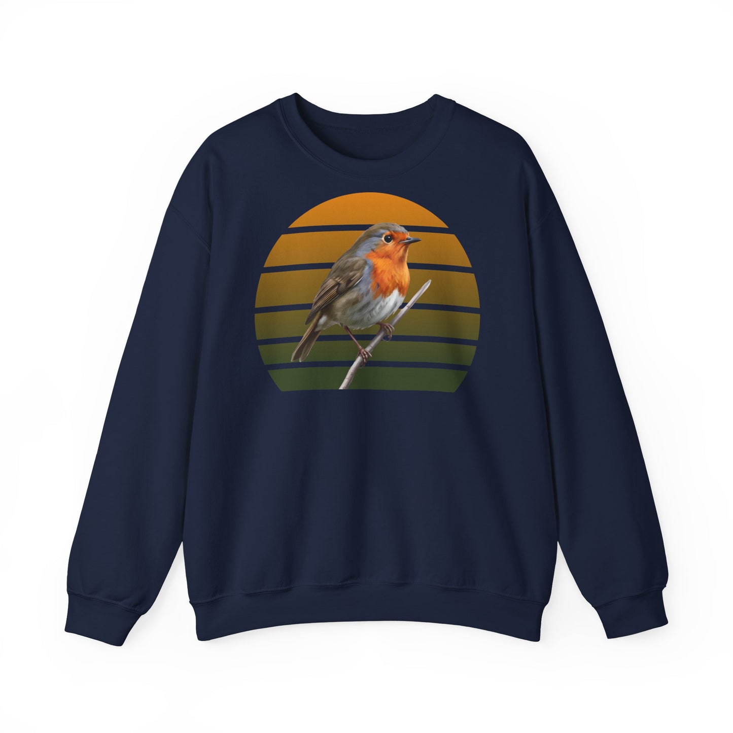 Rotkehlchen Sweatshirt | Unisex Vogel Pullover für Vogelfreunde & Vogelbeobachter