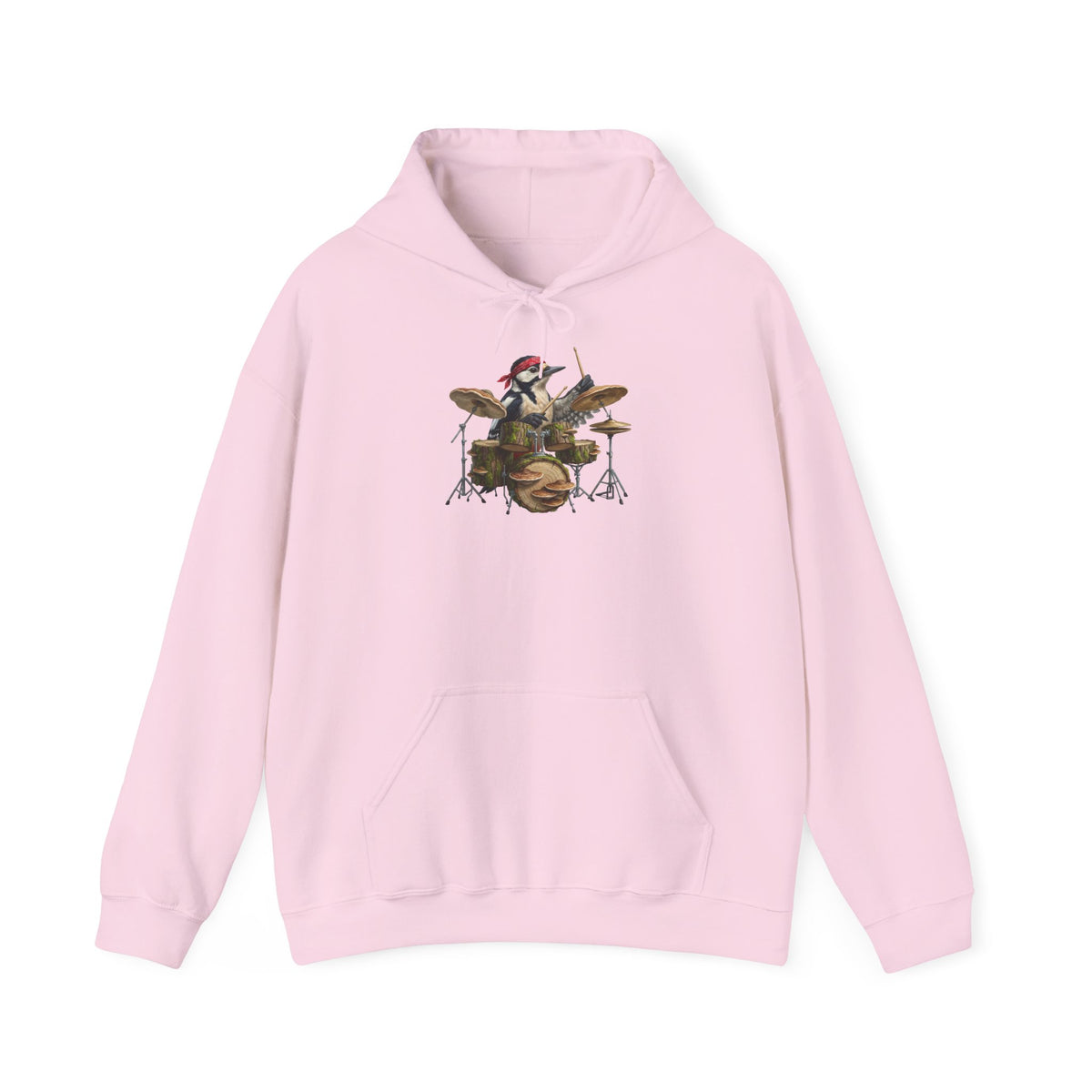 Specht Schlagzeuger Hoodie – Lustiger Kapuzenpullover für Drummer & Vogelfreunde