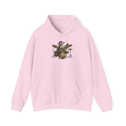 Specht Schlagzeuger Hoodie – Lustiger Kapuzenpullover für Drummer & Vogelfreunde