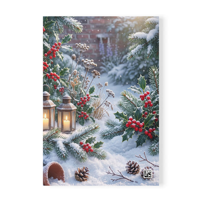 Rosi Rotkehlchen Cozy Winter Notizbuch A5 | Liniert | Vogelmotiv