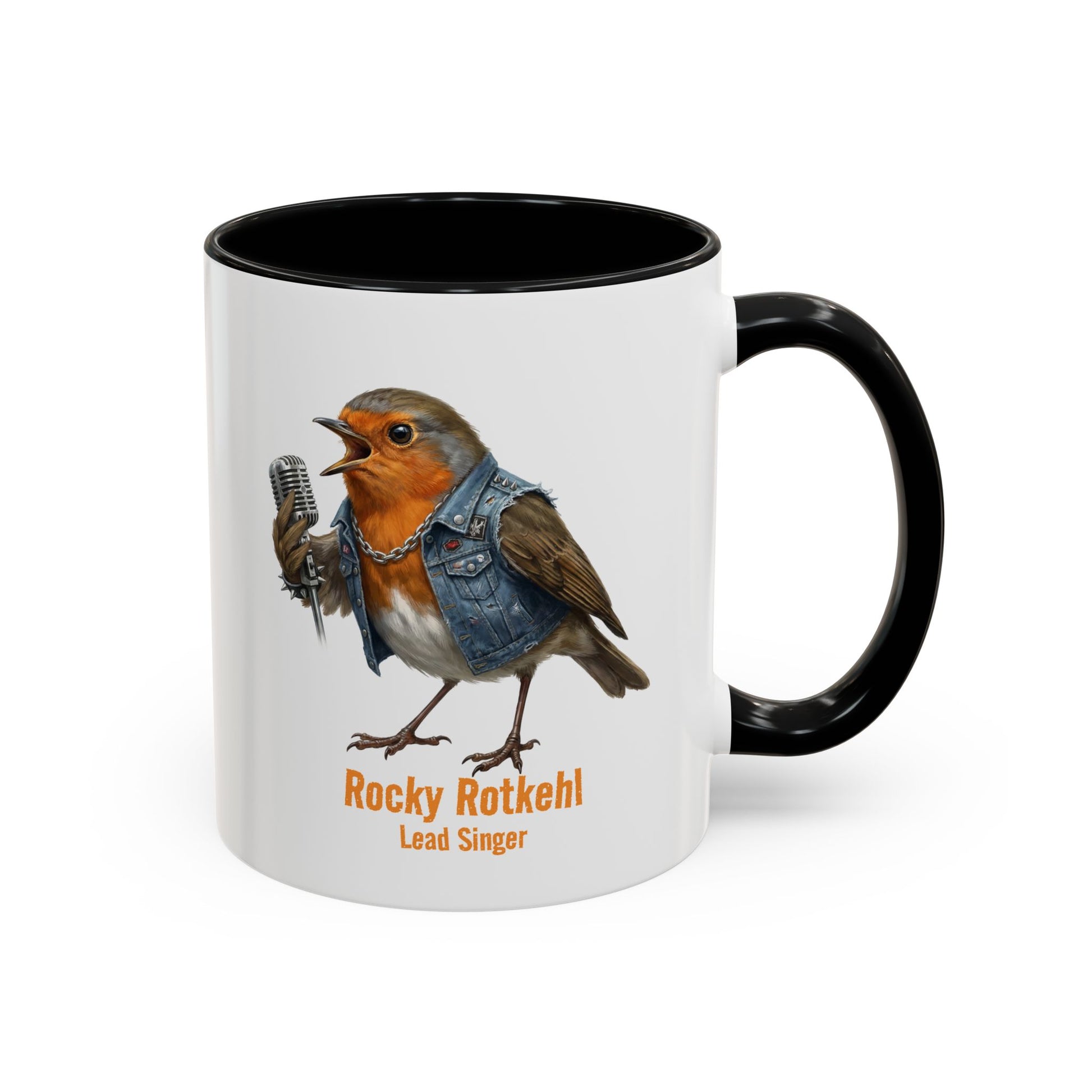 Rocky Rotkehl (Vocals) Tasse – Accent Coffee Mug, band
