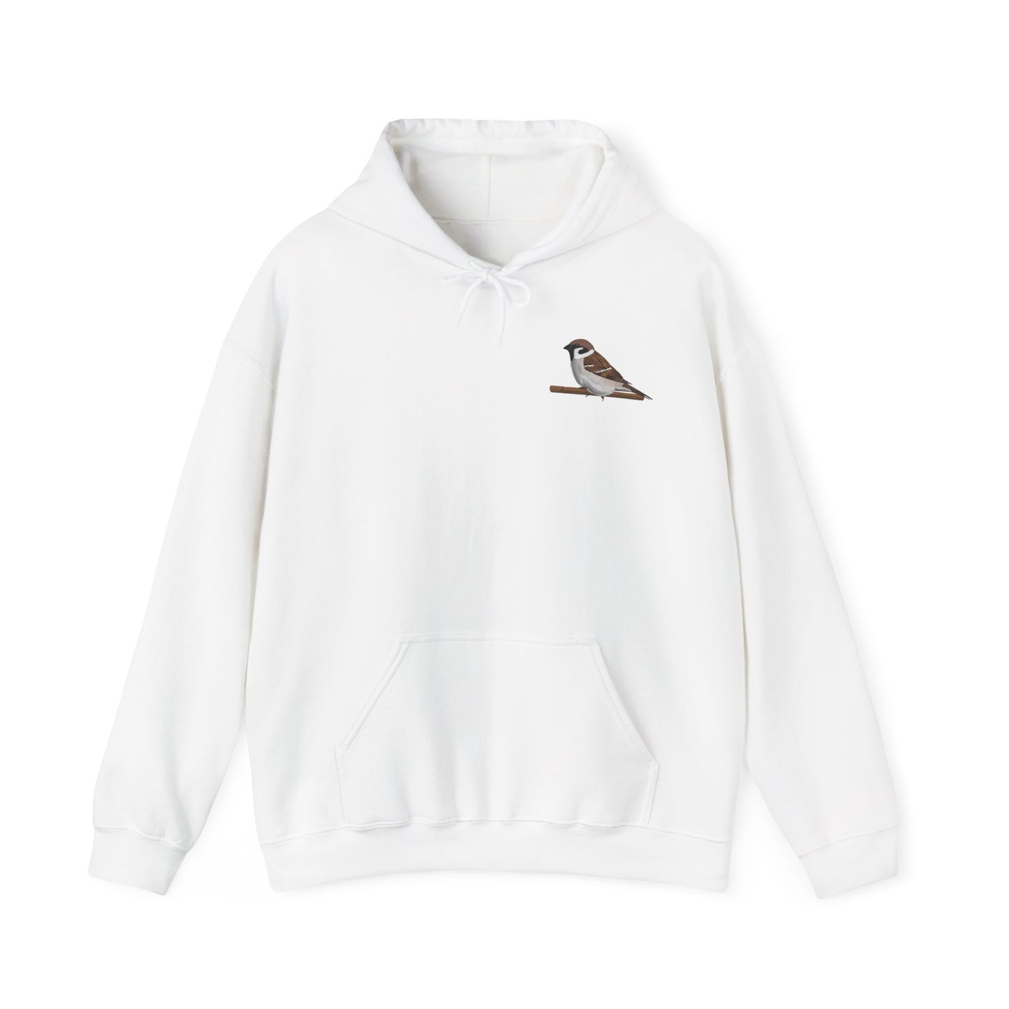 Feldsperling Hoodie - Vogel Kapuzenpullover für Vogelbeobachter & Naturliebhaber mit Vogelmotiv