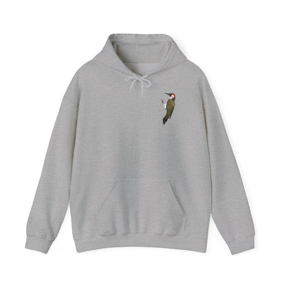 Grünspecht Hoodie - Vogel Kapuzenpullover für Vogelbeobachter & Naturliebhaber mit Vogelmotiv