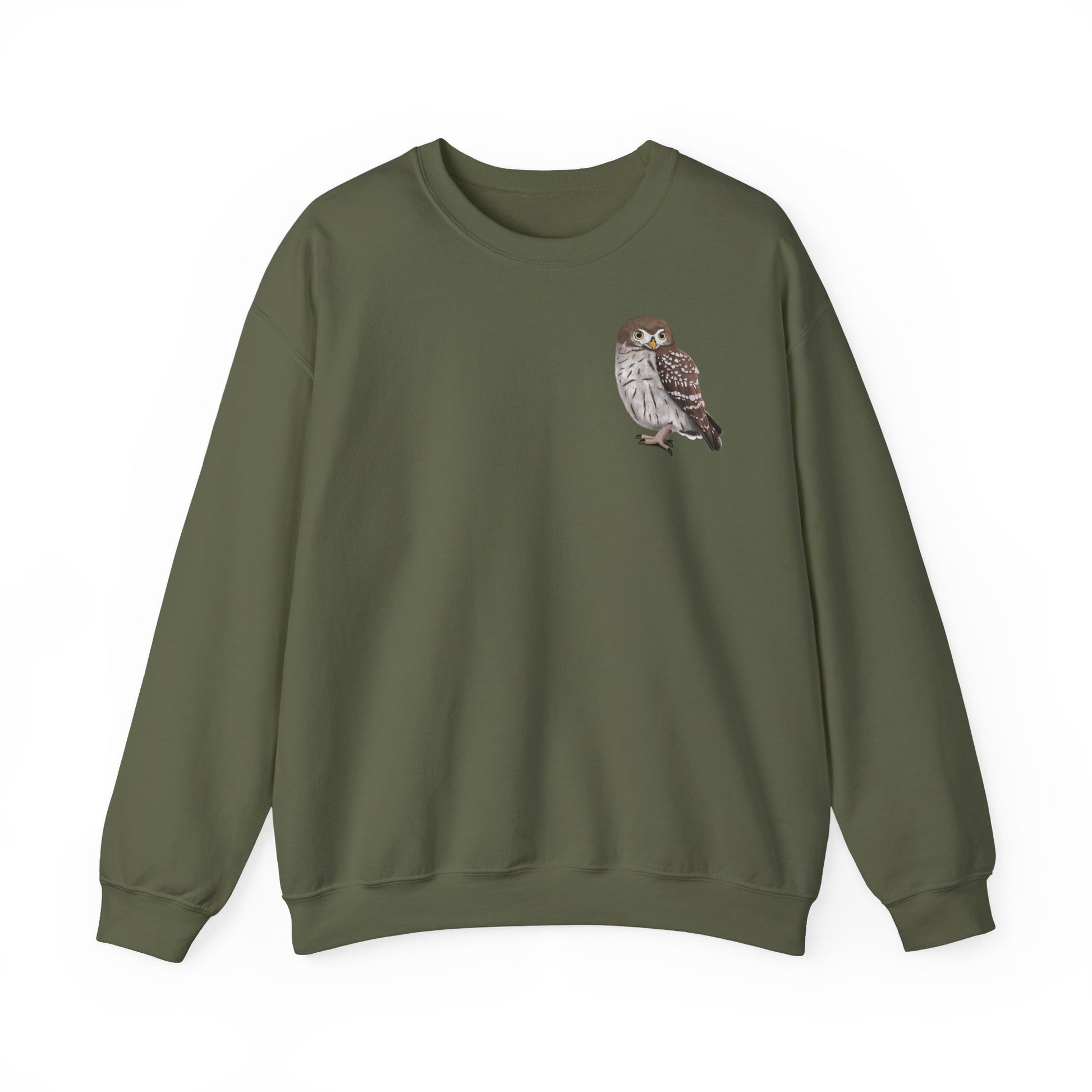 Steinkauz Eule Vogel Sweatshirt für Naturfreunde und Vogelbeobachter – Animal Graphic Tee, Vogelmotiv