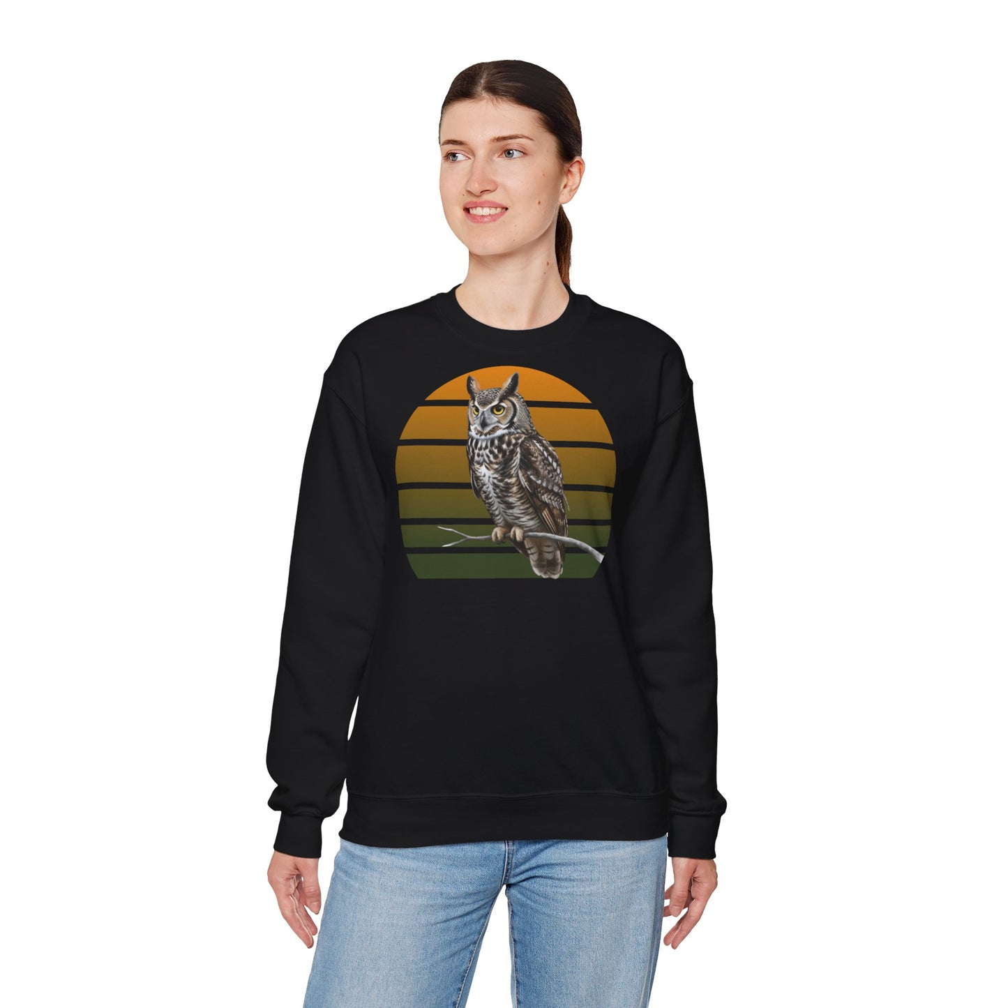 Uhu Eule Sweatshirt | Unisex Pullover für Vogelfreunde & Vogelbeobachter