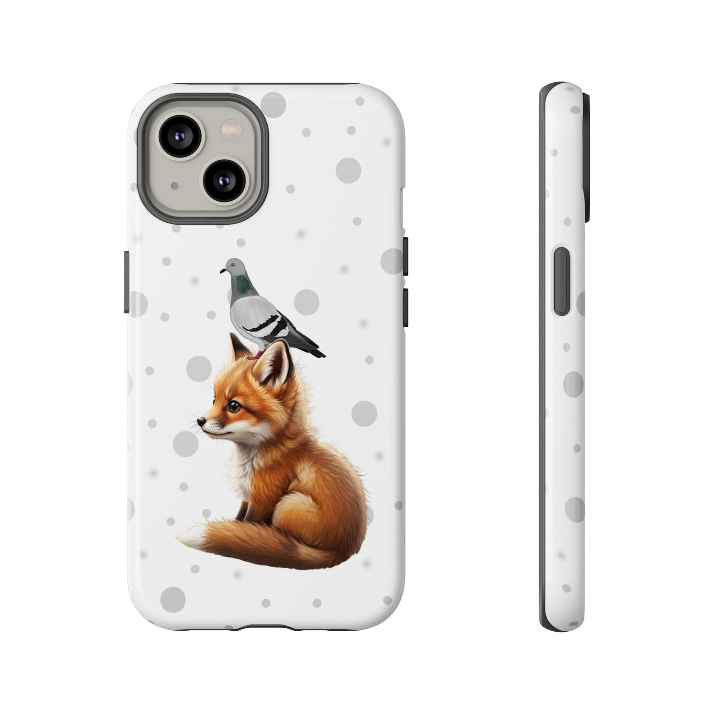 Taube mit Fuchs iPhone & Google Pixel Tiermotiv Handyhülle - Tierisch guter Schutz