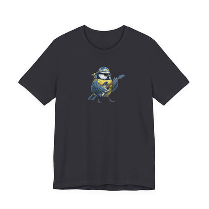 Bert Blaumeise (Bass) – Offizielles Die Gartenvögel Premium T-Shirt – band tshirt,