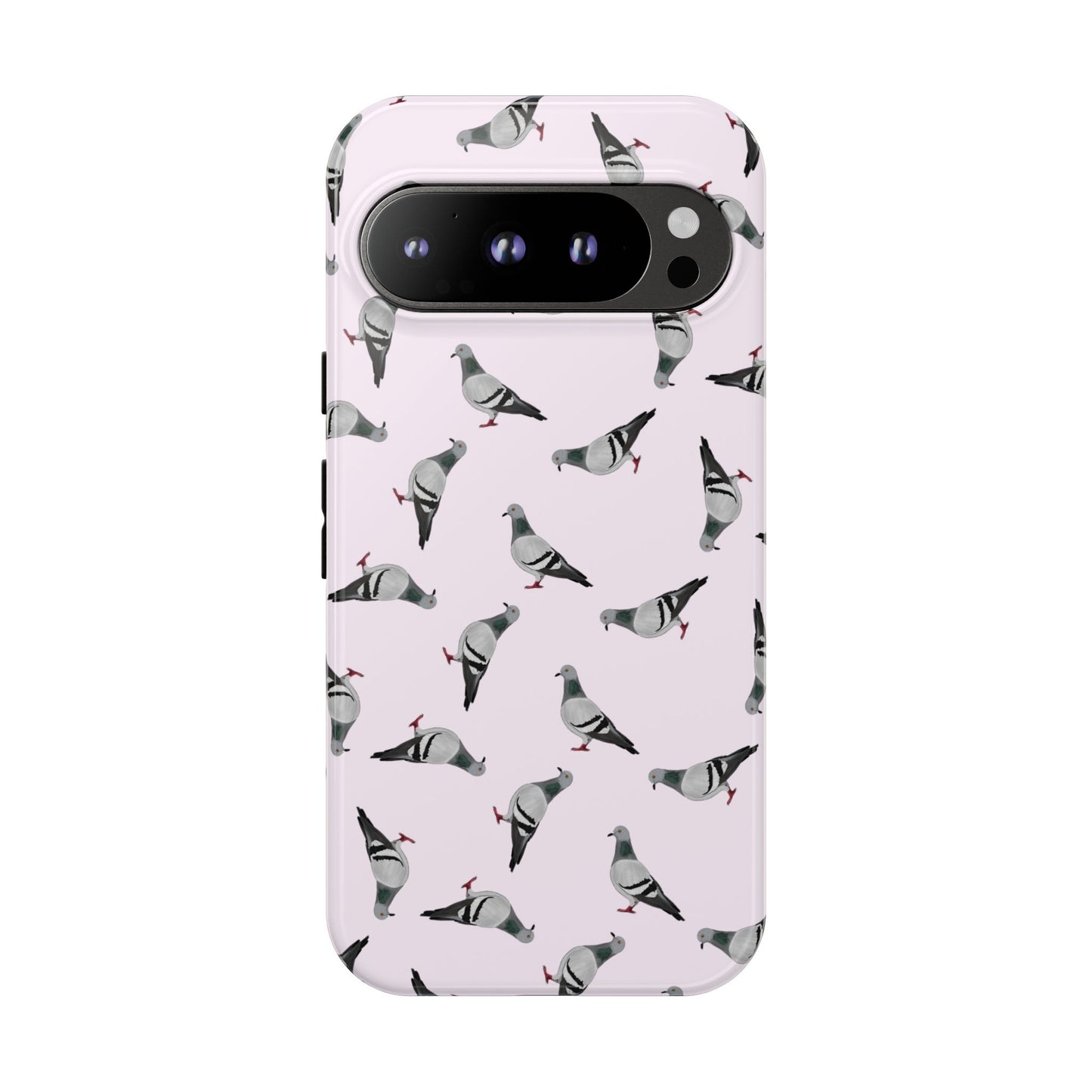 Taube Handyhülle in Rosa | Vogel-Motiv für iPhone & Google Pixel