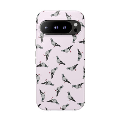 Taube Handyhülle in Rosa | Vogel-Motiv für iPhone & Google Pixel