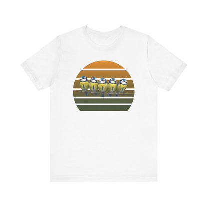 Blaumeisen Premuim T-Shirt | Geschenk für Vogelbeobachter | jz.birds