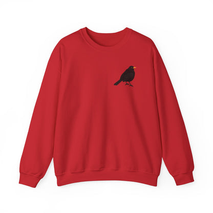 Amsel Vogel Sweatshirt für Naturfreunde und Vogelbeobachter