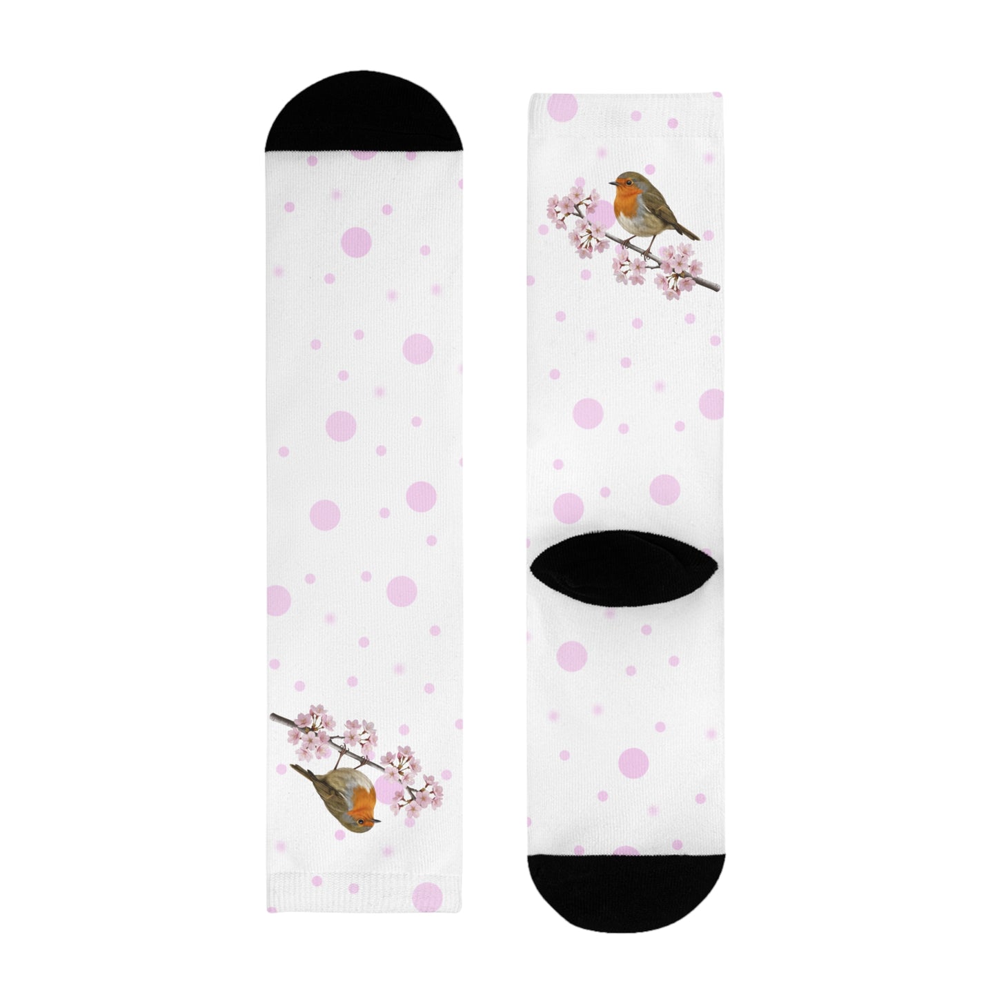 Rotkehlchen Socken – Accessories und All Over Print Stil