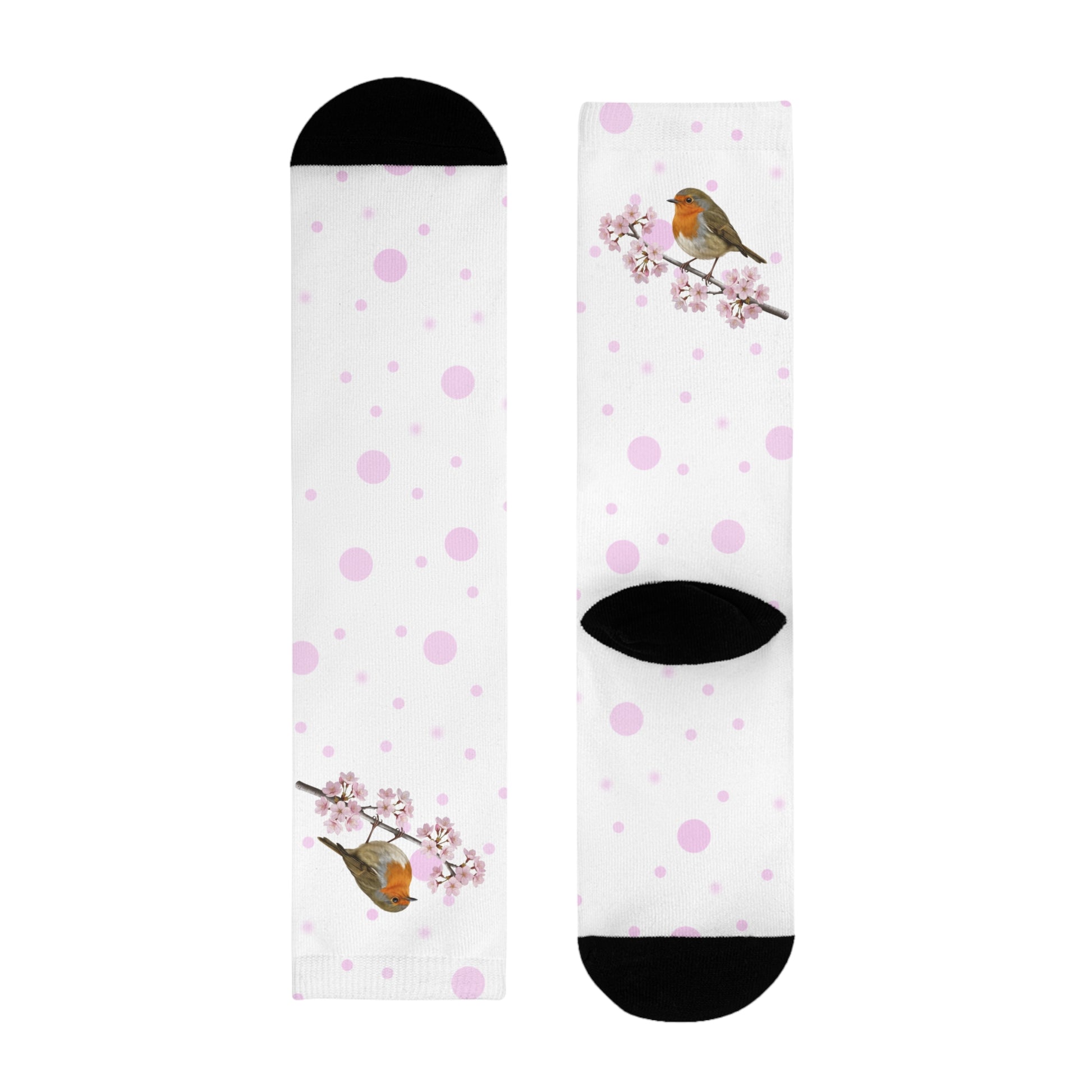 Rotkehlchen Socken – Accessories und All Over Print Stil