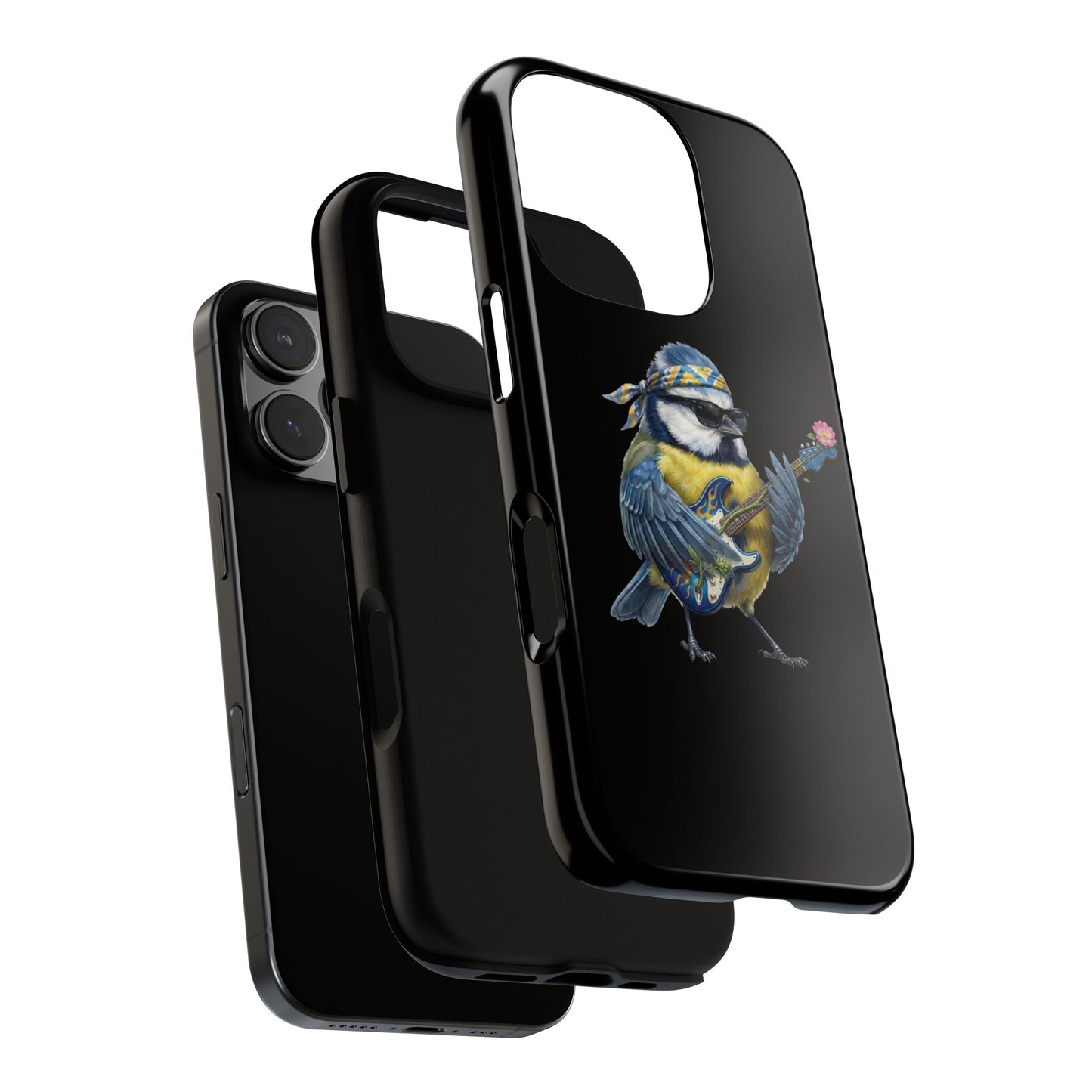 Bert Blumen-Gitarre Handyhülle (iPhone & Google Pixel) – Die Gartenvögel Band 2 Merch