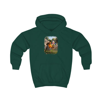 Kuscheliger Kinder Hoodie Riesen-Eis mit Rosi Rotkehlchen