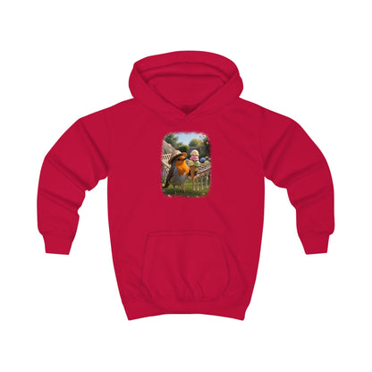 Kuscheliger Kinder Hoodie Riesen-Eis mit Rosi Rotkehlchen