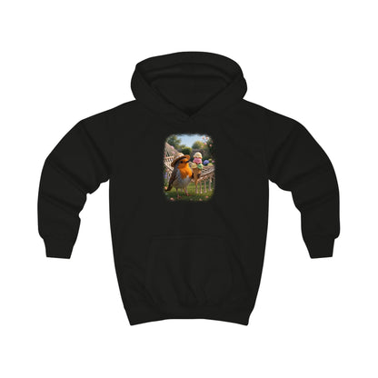 Kuscheliger Kinder Hoodie Riesen-Eis mit Rosi Rotkehlchen