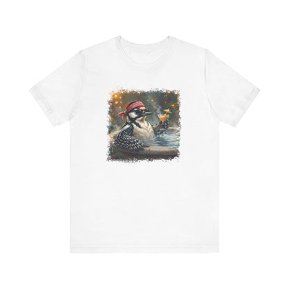 Specht Vogel T-Shirt mit band tshirt Hintergrund