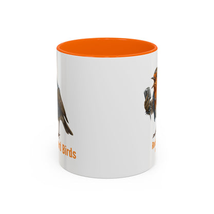 Rocky Rotkehl (Vocals) – The Backyard Birds Offizieller Fan-Becher | Zweifarbige Premium Keramiktasse