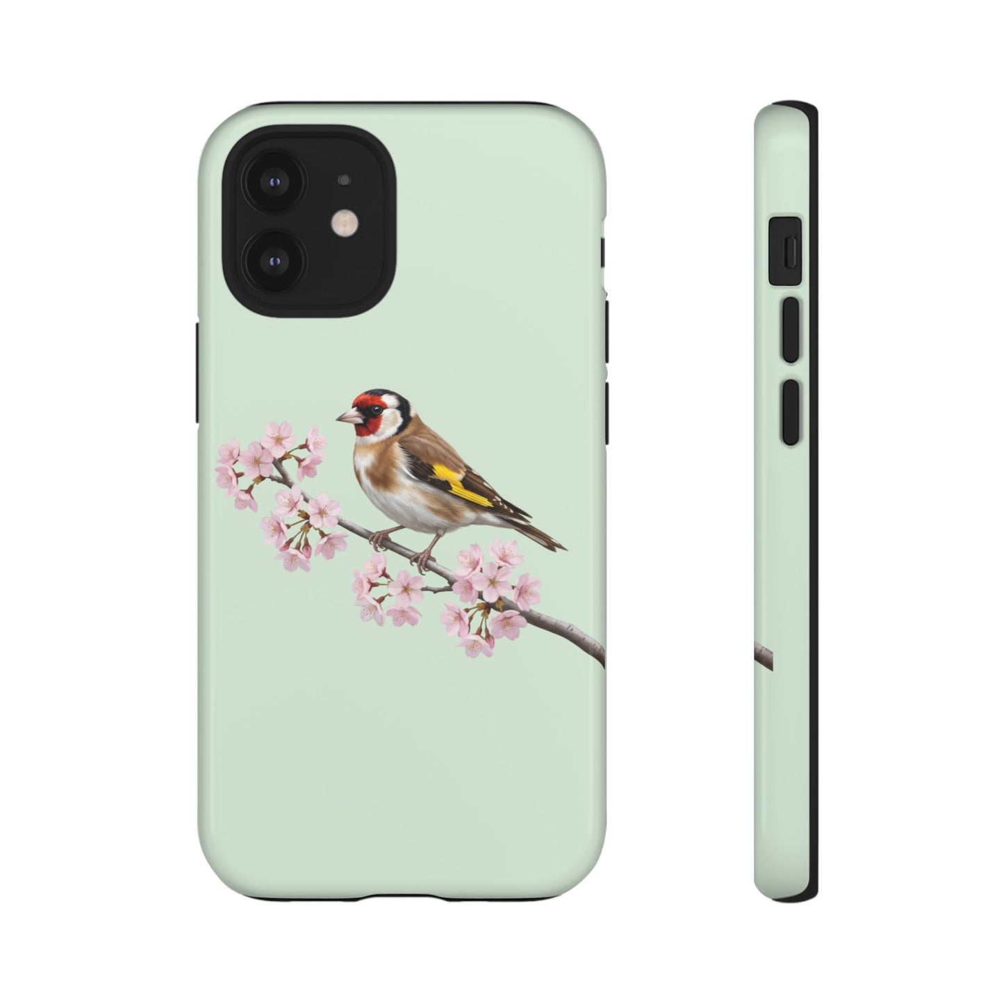Stieglitz Handyhülle mit animal lover Hintergrund