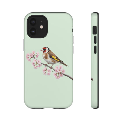 Stieglitz Handyhülle mit animal lover Hintergrund