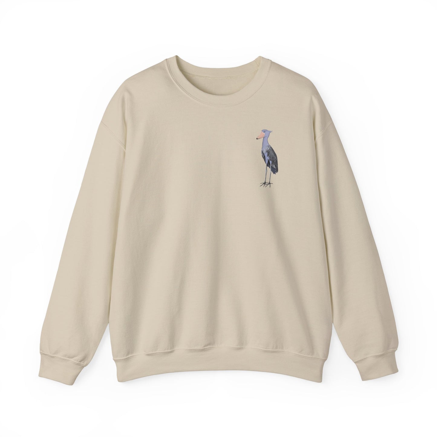 Schuhschnabel Vogel Sweatshirt für Naturfreunde und Vogelbeobachter