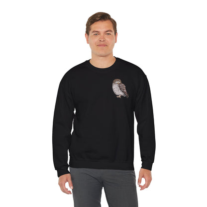 Steinkauz Eule Vogel Sweatshirt für Naturfreunde und Vogelbeobachter