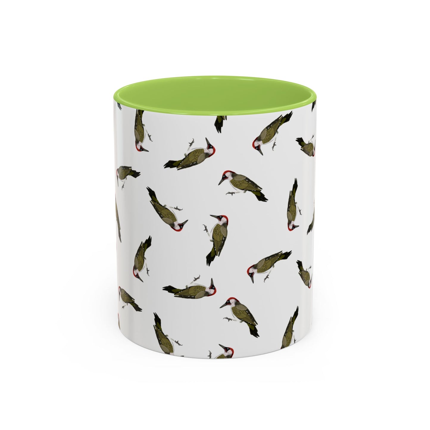 Grünspecht Tasse – Accent Coffee Mug und Birds Design Stil