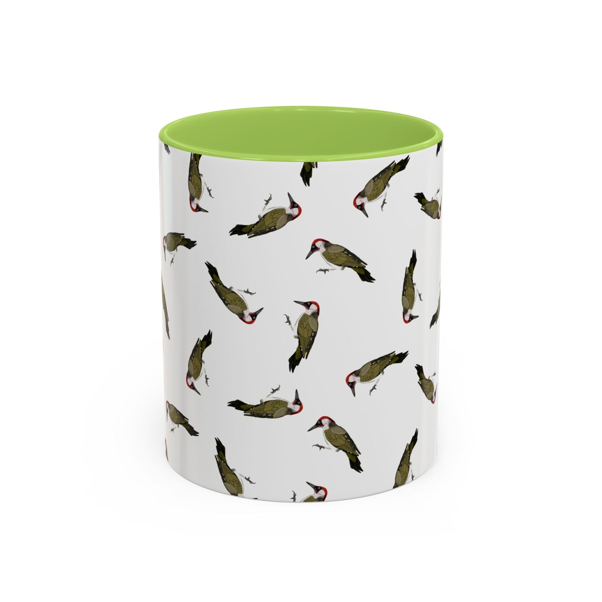 Grünspecht Tasse – Accent Coffee Mug und Birds Design Stil