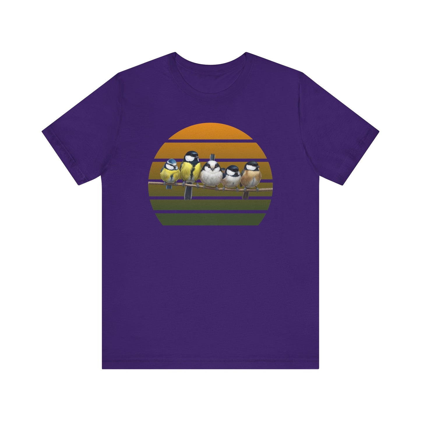 Meisen Premuim T-Shirt | Geschenk für Vogelbeobachter | jz.birds