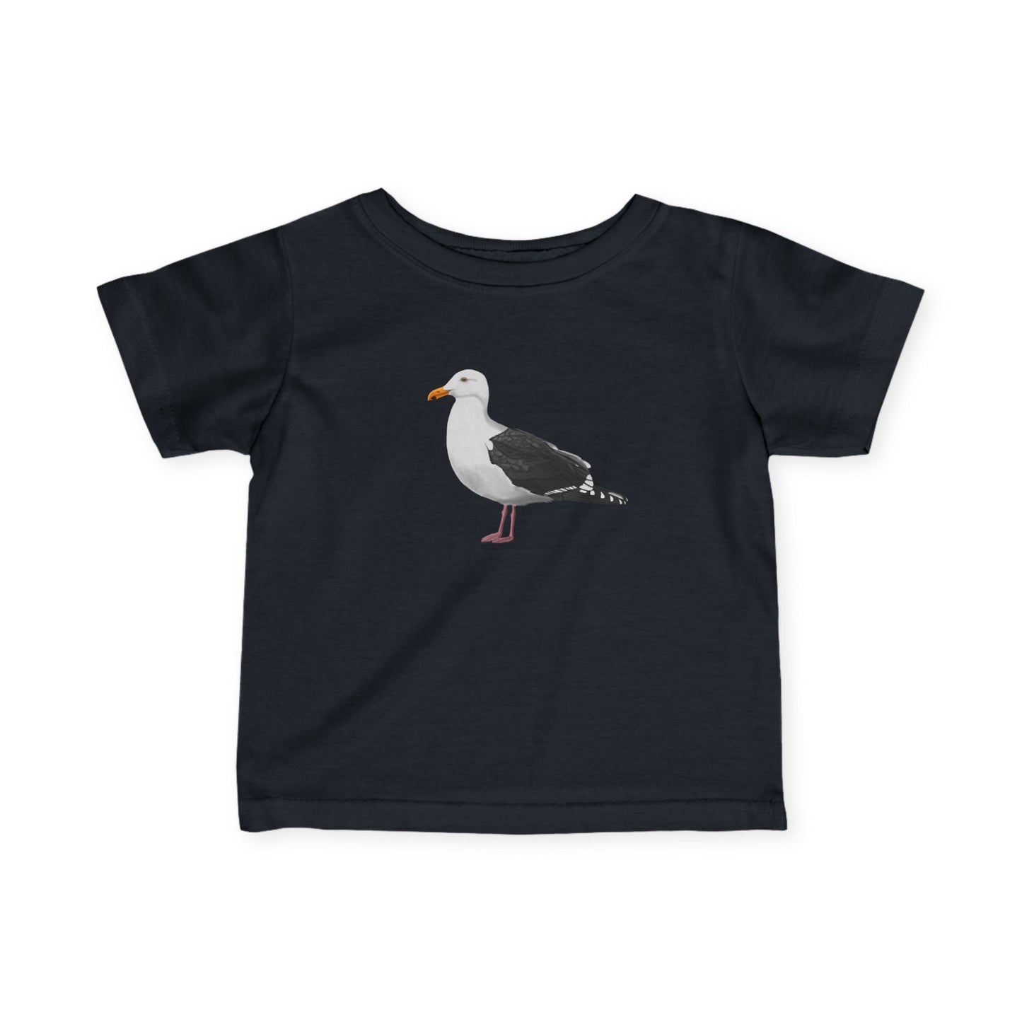 Süßes Möwe Vogel Tiermotiv T-Shirt für Babys und Kleinkinder