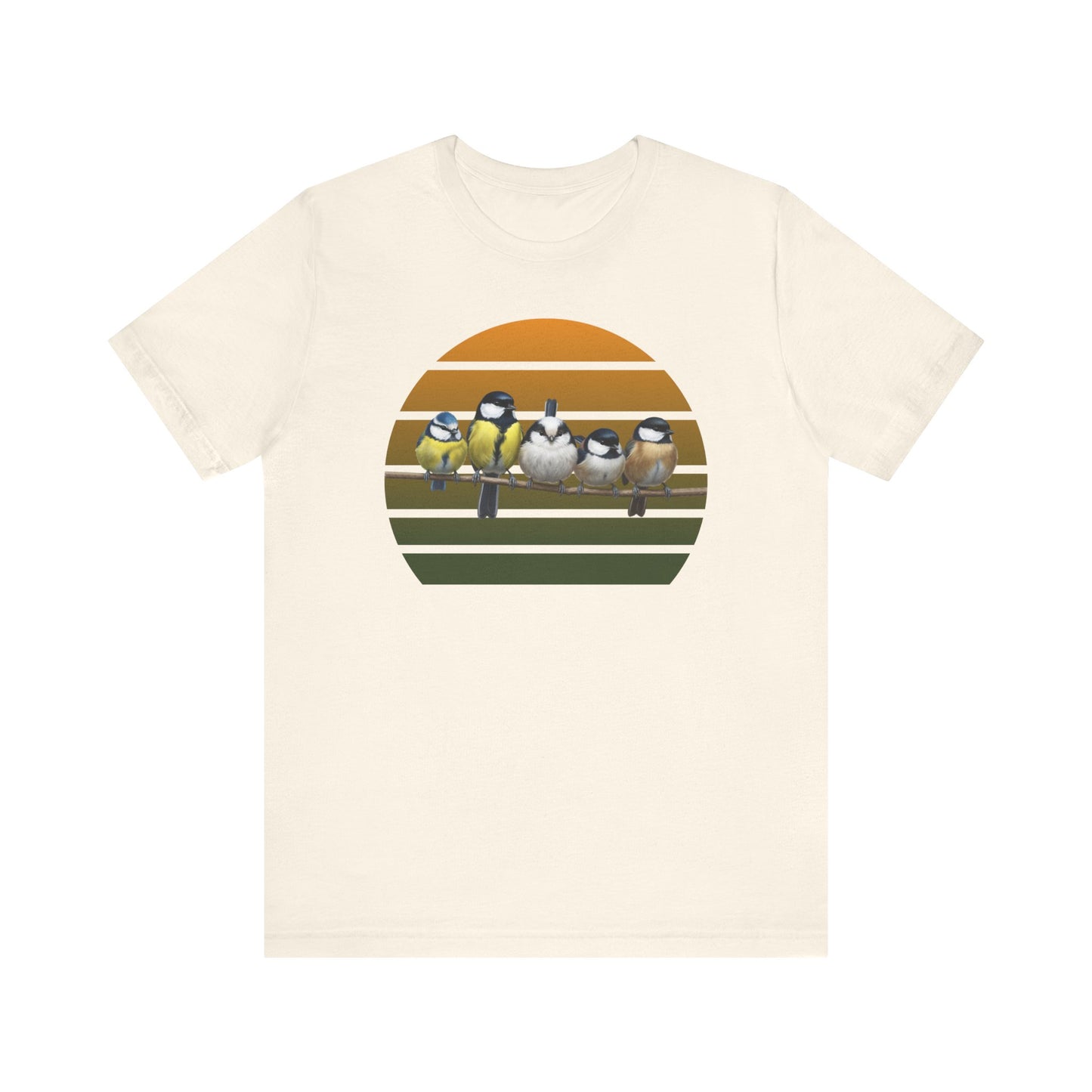 Meisen Premuim T-Shirt | Geschenk für Vogelbeobachter | jz.birds