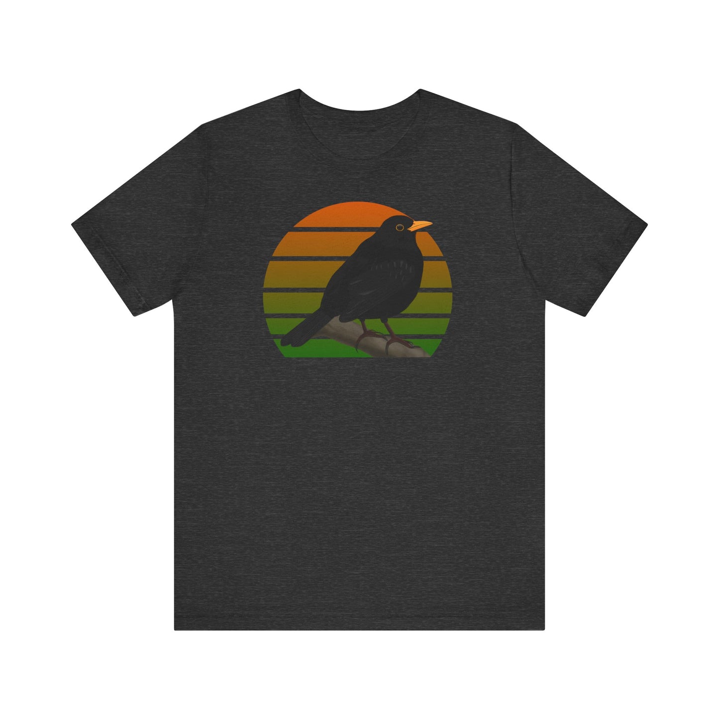 Amsel Vogel T-Shirt für Vogelfreunde und Vogelbeobachter