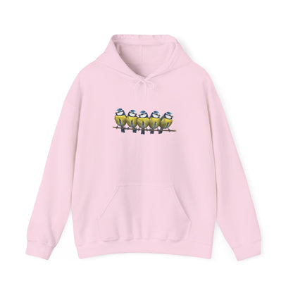 Blaumeisen Hoodie - Vogel Kapuzenpullover für Vogelbeobachter & Naturliebhaber mit Vogelmotiv