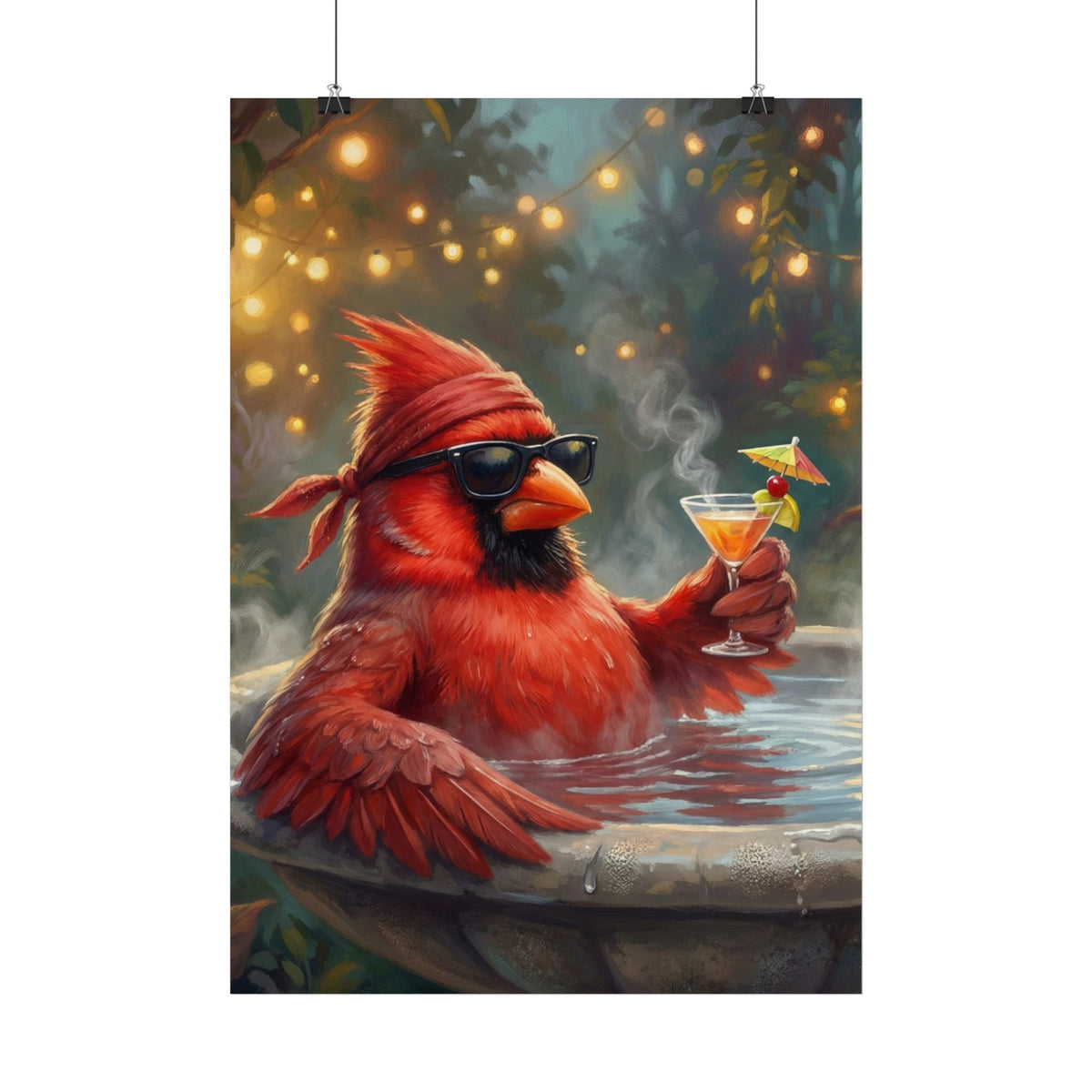 Star Vogel Poster – die gartenvögel, Glossy